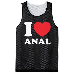 I Love Anal Viral Funny Joke Naughty Urban Slang Butt Mesh Reversible Basketball Jersey Tank