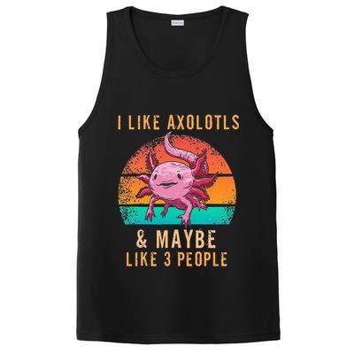 I Like Axolotl And Maybe 3 People Mexican Walking Fish PosiCharge Competitor Tank