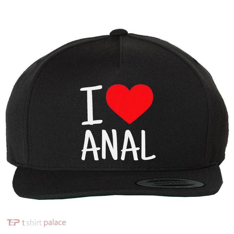 I Love Anal Funny Butt Sex Wool Snapback Cap