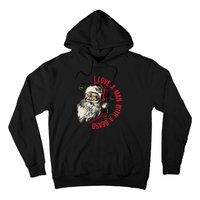 I Love A Man With A Beard Santa Claus Christmas Xmas Hoodie