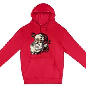 I Love A Man With A Beard Santa Claus Christmas Xmas Premium Pullover Hoodie