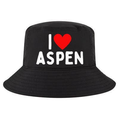 I Love Aspen Cool Comfort Performance Bucket Hat