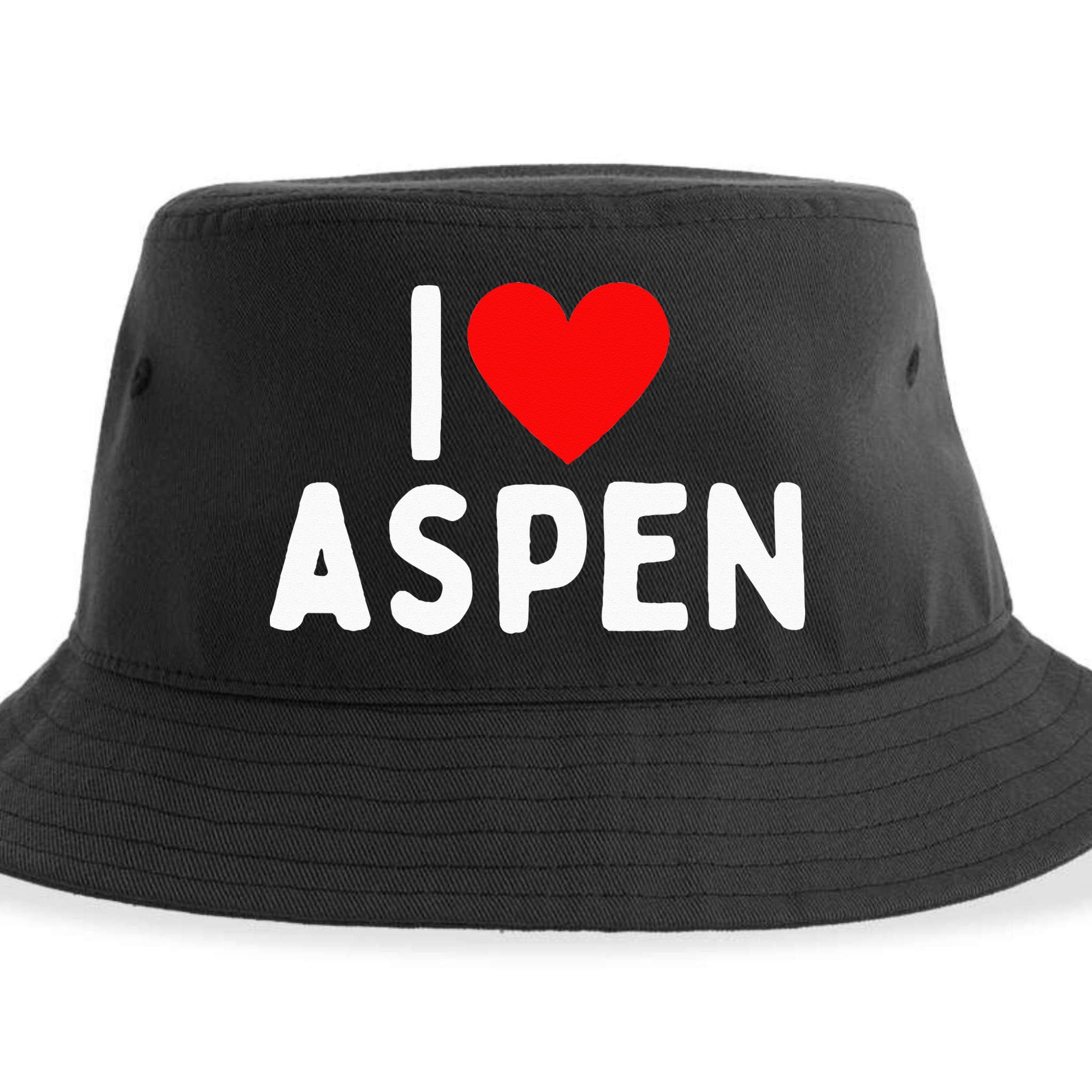 I Love Aspen Sustainable Bucket Hat