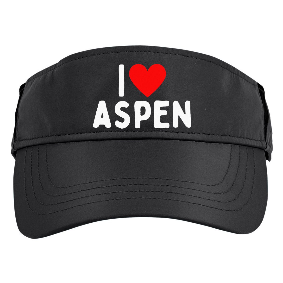 I Love Aspen Adult Drive Performance Visor