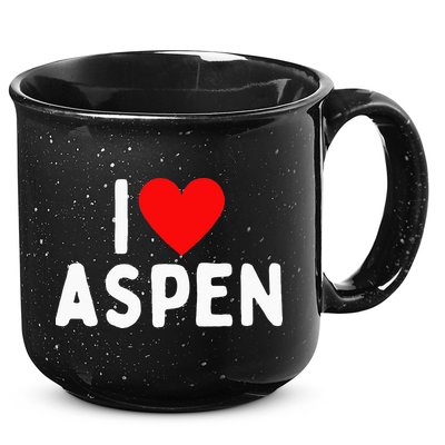 I Love Aspen 15oz Campfire Ceramic Mug