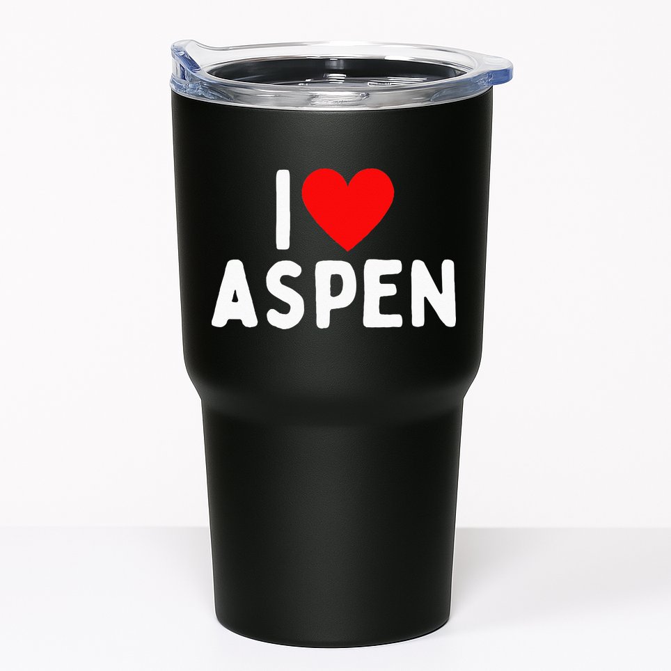 I Love Aspen Tumbler