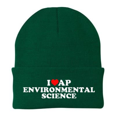 I Love Ap Environmental Science Knit Cap Winter Beanie