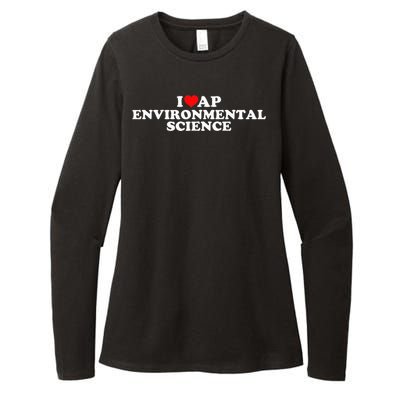 I Love Ap Environmental Science Womens CVC Long Sleeve Shirt