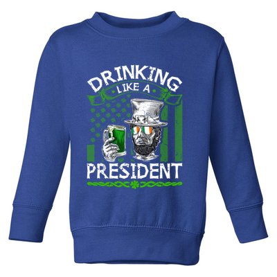 Ing Like A President Irish Abraham Lincoln St Patricks Gift Toddler Sweatshirt