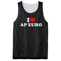 I Love Ap Euro Mesh Reversible Basketball Jersey Tank