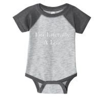 I'm Literally A Liar Pfizer Director Quote Infant Baby Jersey Bodysuit