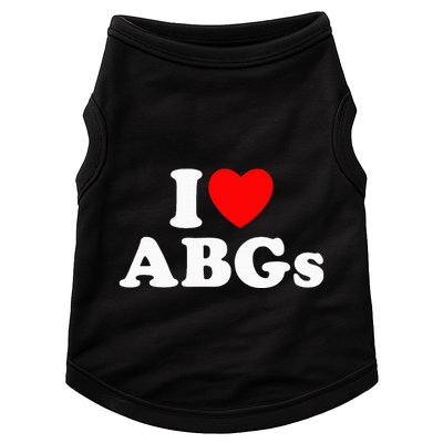 I Love Abgs Doggie Tank