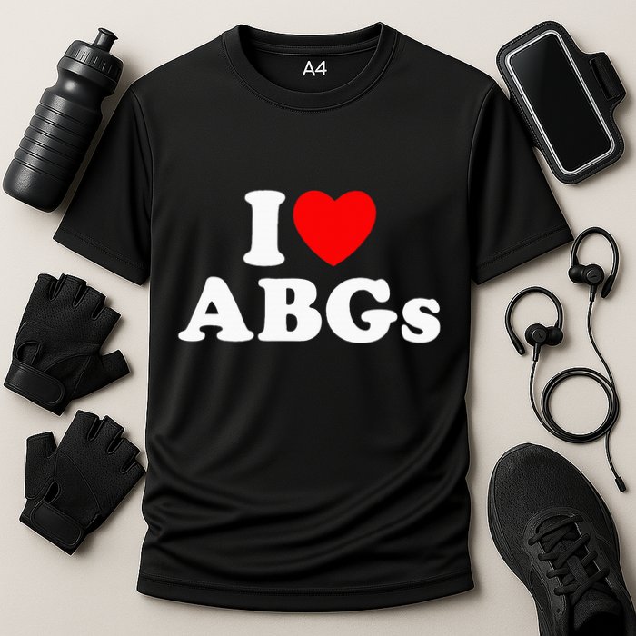 I Love Abgs Cooling Performance Crew T-Shirt