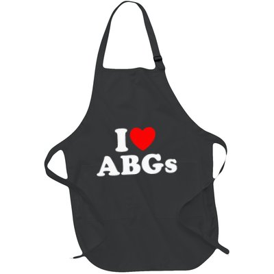 I Love Abgs Apron