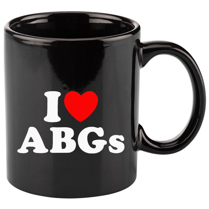 I Love Abgs 11oz C Handle Ceramic Mug