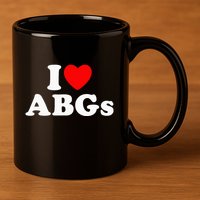 I Love Abgs 11oz C Handle Ceramic Mug