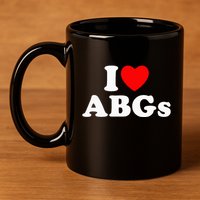 I Love Abgs 11oz C Handle Ceramic Mug