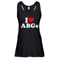 I Love Abgs Ladies Essential Flowy Tank