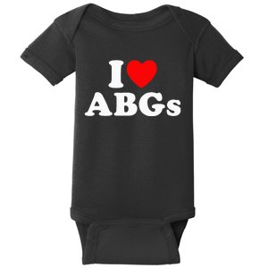 I Love Abgs Baby Bodysuit