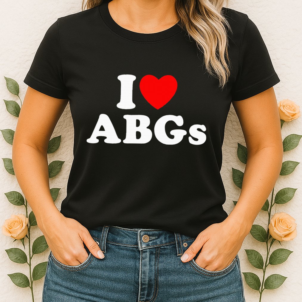 I Love Abgs Womens T-Shirt