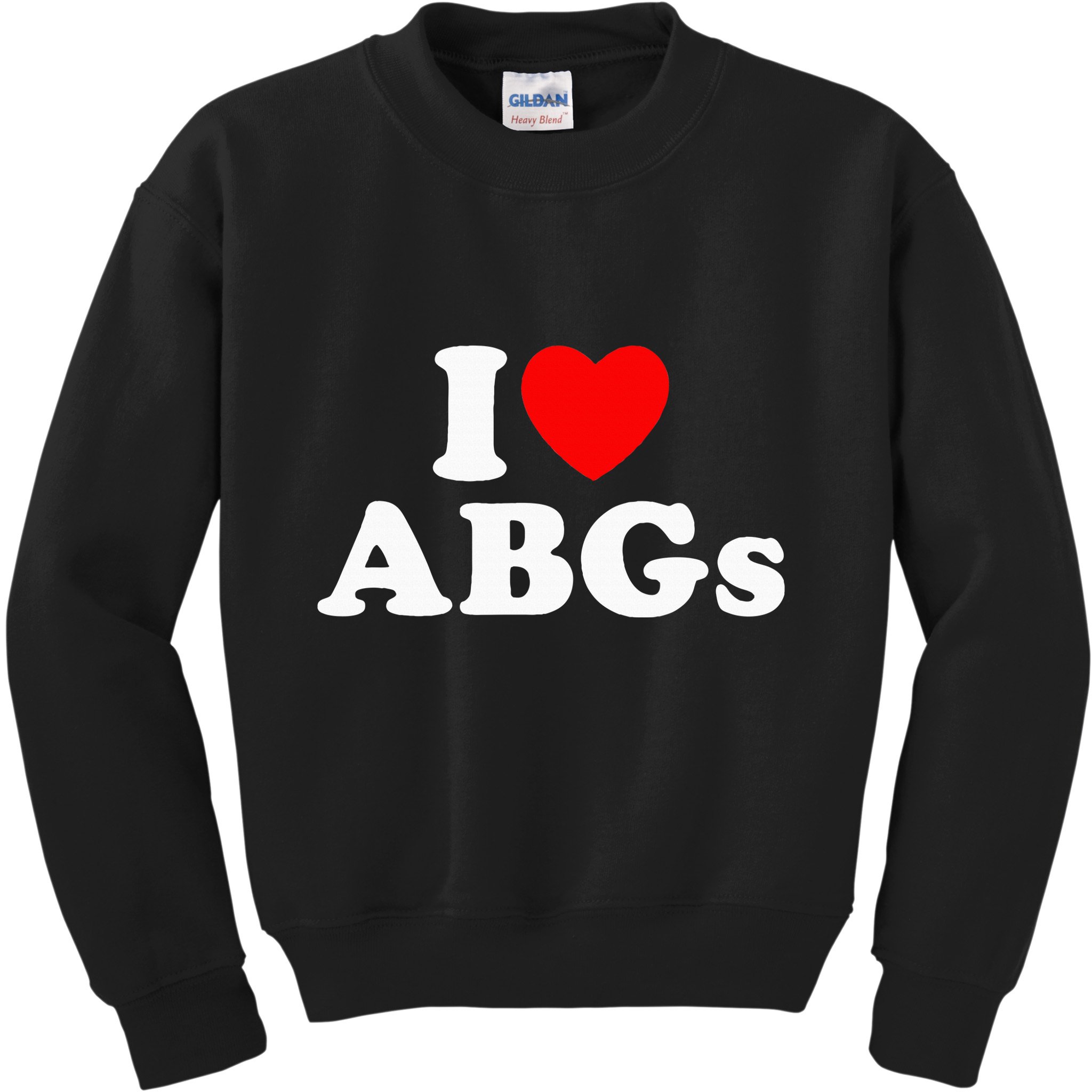 I Love Abgs Kids Sweatshirt