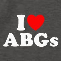 I Love Abgs Vector Backpack