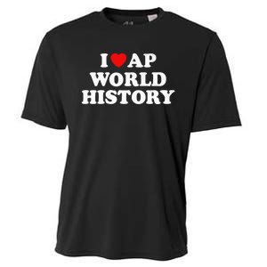 I Love AP World History Cooling Performance Crew T-Shirt