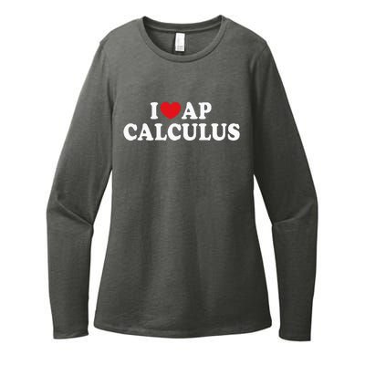 I Love Ap Calculus I Heart Ap Calculus Teacher Student Womens CVC Long Sleeve Shirt