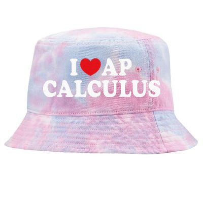 I Love Ap Calculus I Heart Ap Calculus Teacher Student Tie-Dyed Bucket Hat