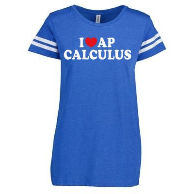 I Love Ap Calculus I Heart Ap Calculus Teacher Student Enza Ladies Jersey Football T-Shirt