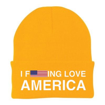 I love america  Knit Cap Winter Beanie