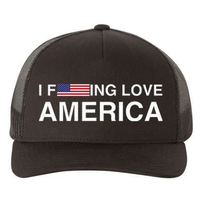 I love america  Yupoong Adult 5-Panel Trucker Hat