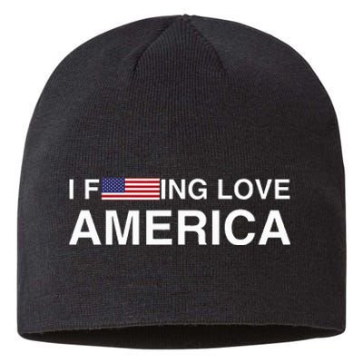 I love america  Sustainable Beanie