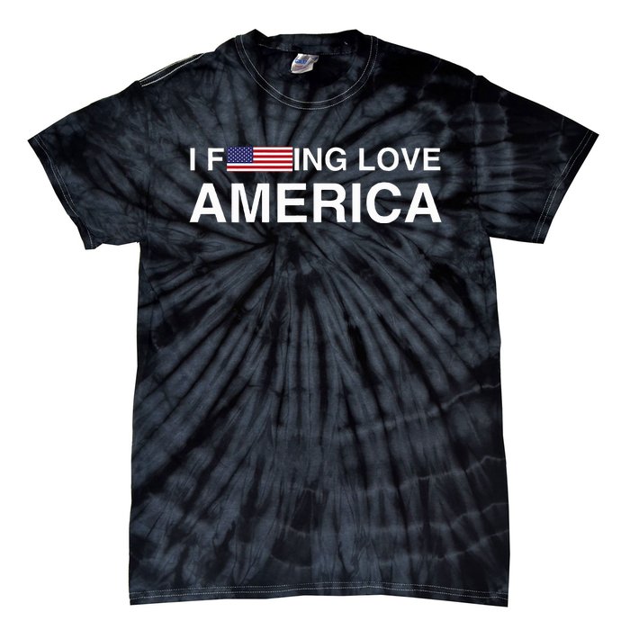 I love america  Tie-Dye T-Shirt