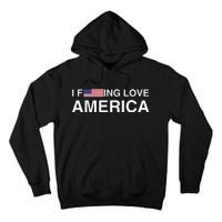 I love america  Tall Hoodie