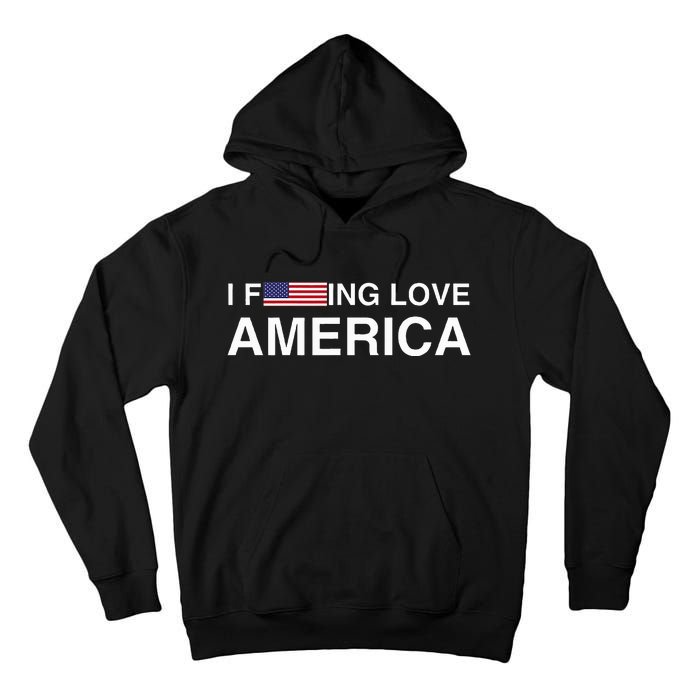 I love america  Tall Hoodie