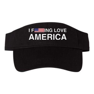 I love america  Valucap Bio-Washed Visor