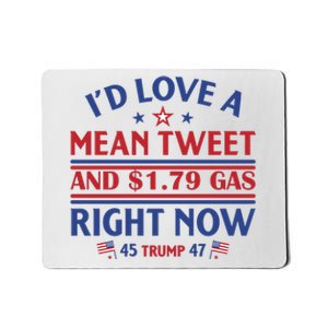 I'd Love A Mean Tweet And Cheap Gas Right Now Trump Mousepad