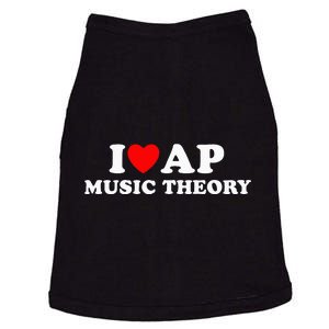 I Love Ap Music Theory I Heart Ap Music Theory Doggie Tank