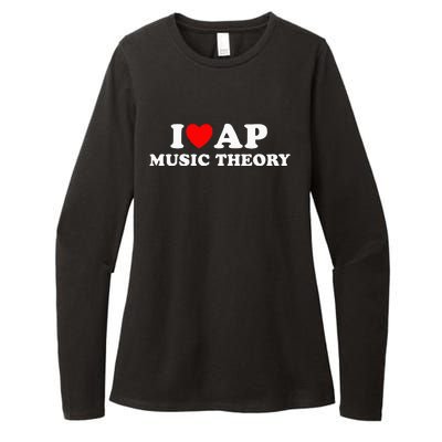 I Love Ap Music Theory I Heart Ap Music Theory Womens CVC Long Sleeve Shirt