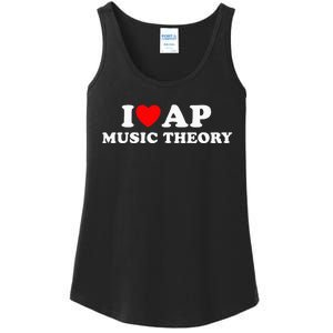 I Love Ap Music Theory I Heart Ap Music Theory Ladies Essential Tank