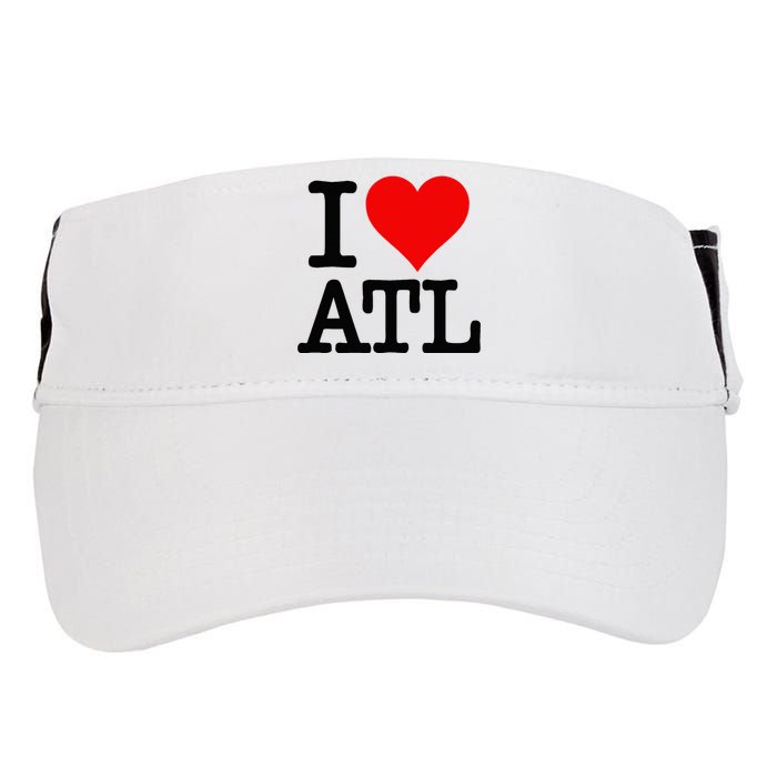 I LOVE ATLANTA GEORGIA HEART Adult Drive Performance Visor