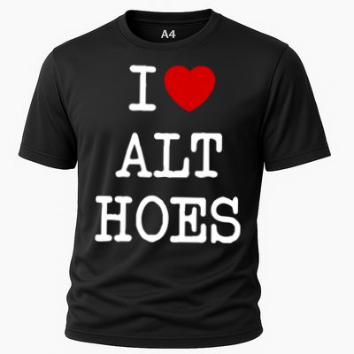 I Love Alt Hoes I Heart Alt Hoes Funny Red Heart Performance Shirt