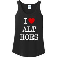 I Love Alt Hoes I Heart Alt Hoes Funny Red Heart Ladies Essential Tank