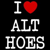 I Love Alt Hoes I Heart Alt Hoes Funny Red Heart 16 in Basic Backpack