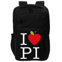 I Love Apple Pi Pie I Funny Math Geeks Gift Impact Tech Backpack
