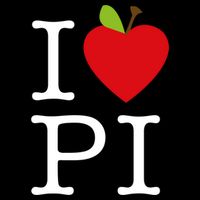 I Love Apple Pi Pie I Funny Math Geeks Gift Impact Tech Backpack