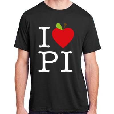 I Love Apple Pi Pie I Funny Math Geeks Gift Adult ChromaSoft Performance T-Shirt