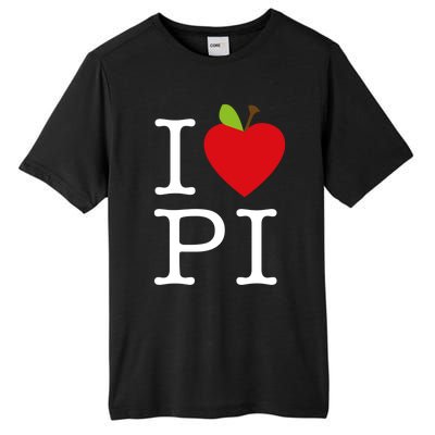 I Love Apple Pi Pie I Funny Math Geeks Gift Tall Fusion ChromaSoft Performance T-Shirt