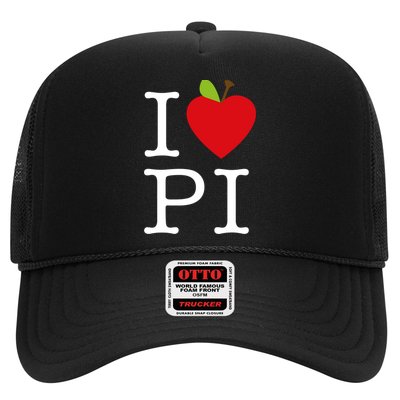 I Love Apple Pi Pie I Funny Math Geeks Gift Trucker Hat